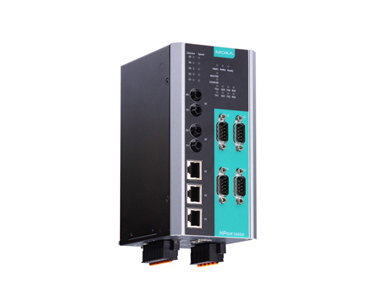 Moxa NPort S9450I-2S-SC-WV-T - 4-port RS-232/422/485 rugged device server, 3 10/100M Ethernet ports, 2 100M single-mode fiber po by MOXA